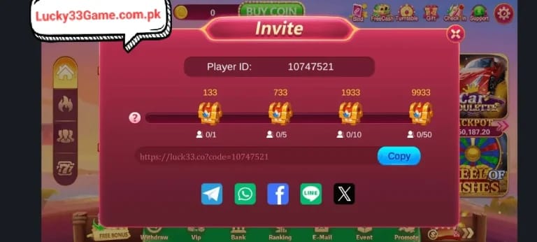 Lucky 33 Game